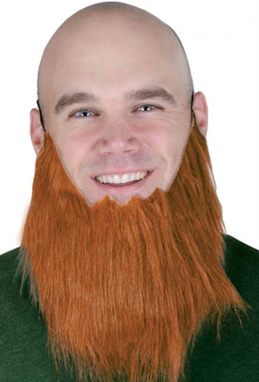 Party Central Pack of 12 Brown Traditional Men Adult Halloween Beard Costume Accessories 12.75"